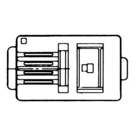 ALLEN TEL Modular Phone Plug, 4-Position, 4 Contract, Solid Wire, 24 AWG AT4X4SC-2224